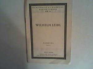 Bild des Verkufers fr Wilhelm Leibl. Kunsthalle zu Hamburg - Kleine Fhrer Nr. 24; zum Verkauf von ANTIQUARIAT FRDEBUCH Inh.Michael Simon