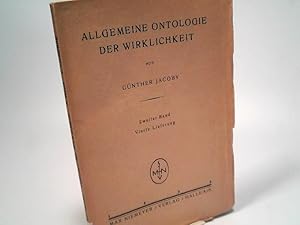 Image du vendeur pour Allgemeine Ontologie der Wirklichkeit. Bd 1- mis en vente par Antiquariat Bookfarm