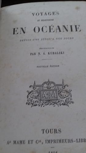 voyages et découvertes en océanie depuis 1791 jusqu'à nos jours