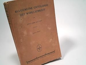 Image du vendeur pour Allgemeine Ontologie der Wirklichkeit. Bd 1- mis en vente par Antiquariat Bookfarm