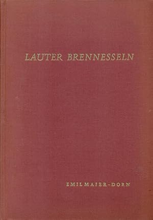 Bild des Verkufers fr Lauter Brennesseln. zum Verkauf von Online-Buchversand  Die Eule