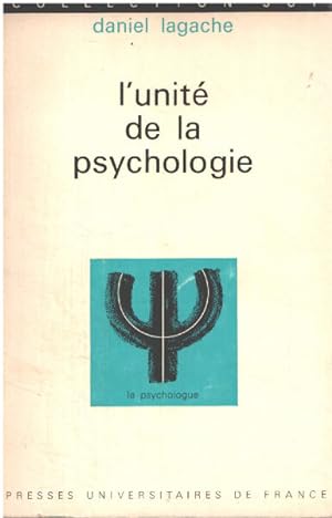 Image du vendeur pour L'unit de la psychologie mis en vente par librairie philippe arnaiz