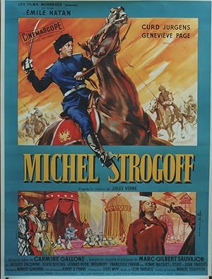 "MICHEL STROGOFF" Réalisé par Carmine GALLONE en 1956 avec Curd JURGENS, Geneviève PAGE / D'après...