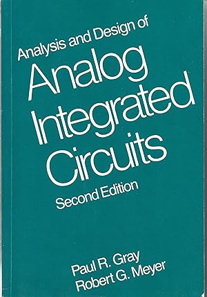 Imagen del vendedor de Analysis and design of Analog Integrated Circuits. a la venta por Bookworm