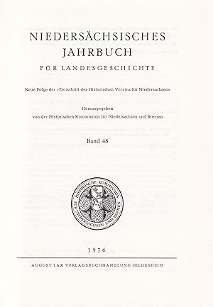 Niedersächsisches Jahrbuch für Landesgeschichte Band 48