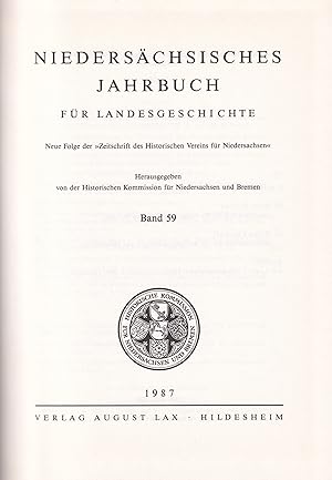 Niedersächsisches Jahrbuch für Landesgeschichte Band 59