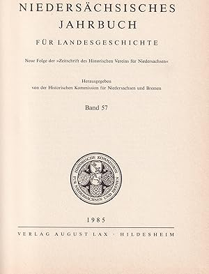 Niedersächsisches Jahrbuch für Landesgeschichte Band 57