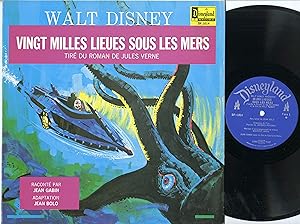 "Jules VERNE : VINGT MILLE LIEUES SOUS LES MERS" Avec les voix de Jean GABIN, Jean-Pierre LITUAC,...