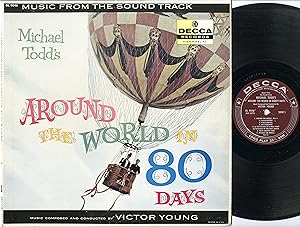 "Jules VERNE : AROUND THE WORLD IN 80 DAYS" Music composed and conducted by Victor YOUNG / LP 33 ...