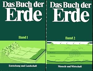 Bild des Verkufers fr Das Buch der Erde Band 1 Entstehung der Landschaft Band 2 Mensch und Wirtschaft zum Verkauf von Bcher & Meehr