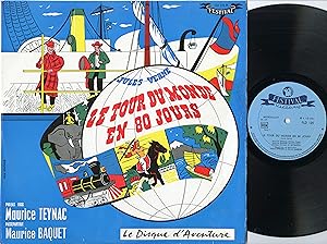 "Jules VERNE : LE TOUR DU MONDE EN 80 JOURS" Avec les voix de Maurice TEYNAC, Maurice BAQUET, Rog...