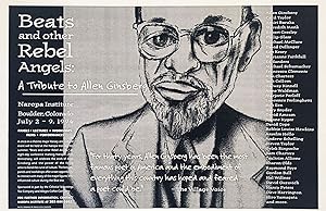 Beats and other Rebel Angels: A Tribute to Allen Ginsberg. Poetry Reading Poster Flyer