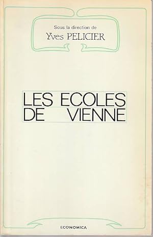 Bild des Verkufers fr Les coles de Vienne, zum Verkauf von L'Odeur du Book