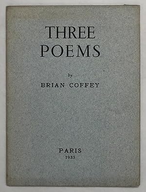 Bild des Verkufers fr Three Poems zum Verkauf von Maggs Bros. Ltd ABA, ILAB, PBFA, BA