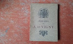 Poésies de A. de Vigny