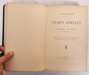 Tempi Andati: Pagine Della Vita Triestina, 1830-1848