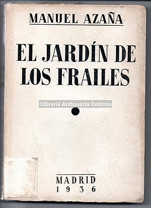 Seller image for El Jardin de los frailes. for sale by Llibreria Antiquria Delstres