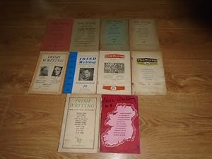 Irish Writing the Magazine of Contemporary Irish Literature a collection of 10 Issues 1949 - 1956