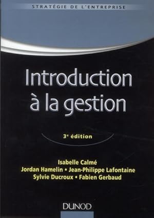 introduction à la gestion (3e édition)