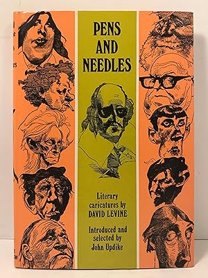 Imagen del vendedor de Pens and Needles Literary Caricatures Selected and Indtroduced by John Updike a la venta por Old New York Book Shop, ABAA