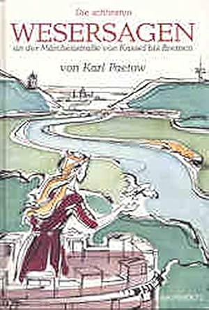 Bild des Verkufers fr Die schnsten Wesersagen an der Mrchenstrasse von Kassel bis Bremen : das sind Sagen, Legenden, Begebnisse, Historien, Lgenmren und Nachrichten von Zauberbergen, Ritterburgen, alten Stdten, Steinen, Brunnen, Heiligen, Hexen, weissen Frauen, Riesen, Zwergen, Spukedingern sowie verwegenen und absonderlichen Kuzen. nach d. berlieferungen aus schriftl. u. mndl. Quellen zusammengetragen, in Stromrichtung geordnet u. neu erzhlt von Karl Paetow. Mit Zeichn. von Hans Happ u. Ruth Engstfeld- Schremper zum Verkauf von Antiquariat Johannes Hauschild