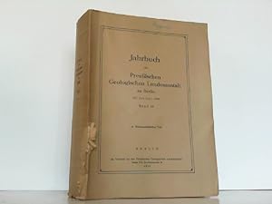 Jahrbuch der Preußischen Geologischen Landesanstalt zu Berlin. Band 59, für das Jahr 1938. Band A...