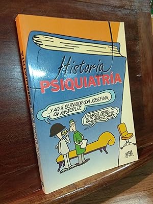 Seller image for Historia de la psiquiatra for sale by Libros Antuano