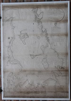 Antique map-SEA CHART-KATTEGAT-DENMARK-SWEDEN-Depot de la Marine-1813
