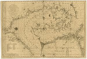 Antique map-DANMARK-COASTAL-SEACHART-Jaillot-Mortier-1693