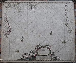 Antique map-SEA CHART-ATLANTIC-THE CHANNEL-SPAIN-FRANCE-ENGLAND-Goos-1667