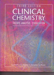 Seller image for Clinical Chemistry: Theory, Analysis, Correlation for sale by Never Too Many Books