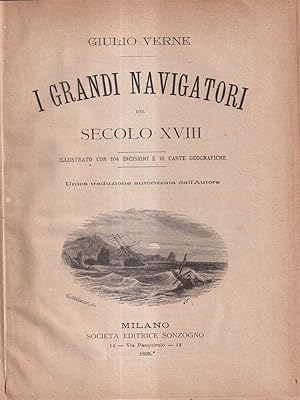 I grandi navigatori del secolo XVIII