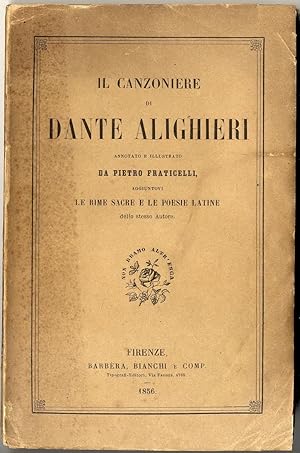 Immagine del venditore per Il Canzoniere, annotato e illustrato da Pietro Fraticelli,&nbsp;aggiuntovi le Rime Sacre e le Poesie Latine dello stesso autore.&nbsp; venduto da Libreria Antiquaria Pregliasco