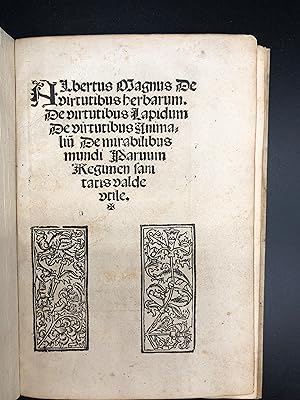 Seller image for Liber aggregationis, seu Liber secretorum de virtutibus herbarum, lapidum et animalium for sale by Sokol Books Ltd. ABA ILAB