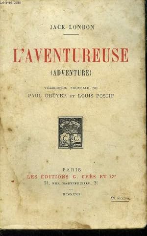 Image du vendeur pour L'aventureuse mis en vente par Le-Livre