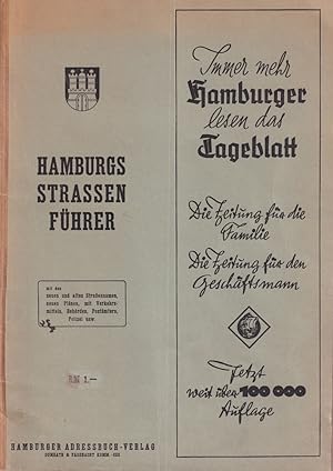 Hamburgs Straßenführer. Hrsg. vom Hamburger Adreßbuch-Verlag. Ausgabe Januar 1939.