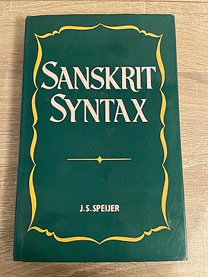 Seller image for Sanskrit Syntax for sale by Vedic Book Services