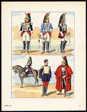 Antique Print-MILITARY-FRANCE-IMPERIAL GUARD-2ND REPUBLIC-SOLDIERS-51-Large-1965