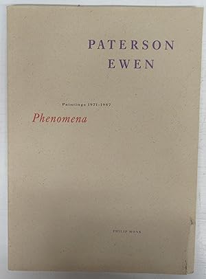 Immagine del venditore per Paterson Ewen: Phenomena. Paintings 1971-1987 venduto da Attic Books (ABAC, ILAB)