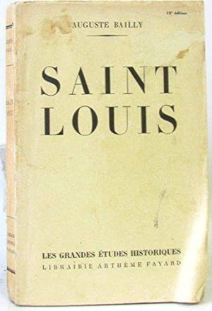 Bild des Verkufers fr Saint louis zum Verkauf von JLG_livres anciens et modernes