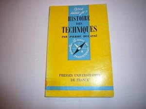 Bild des Verkufers fr Histoire des techniques : Par Pierre Ducass,. 7e dition mise  jour zum Verkauf von JLG_livres anciens et modernes