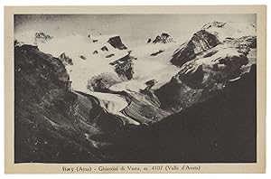 FIERY (Ayas) GHIACCIAI DI VERRA, m. 4107 (Valle d'Aosta). CARTOLINA del 1935.:
