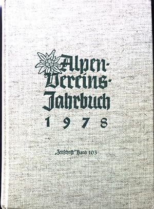 Bild des Verkufers fr Alpenvereins-Jahrbuch 1978. "Zeitschrift", Band 103. zum Verkauf von books4less (Versandantiquariat Petra Gros GmbH & Co. KG)