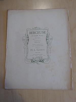 Image du vendeur pour Berceuse (A Cradle Song) mis en vente par Bradley Ross Books
