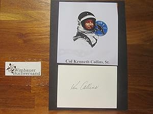 Autograph Ken Collins CIA Pilot Area 51 Oxcart /// Autogramm Autograph signiert signed signee