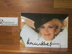 Bild des Verkufers fr Original Autogramm Hildegard Knef (1925-2002) /// Autogramm Autograph signiert signed signee zum Verkauf von Antiquariat im Kaiserviertel | Wimbauer Buchversand