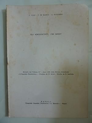 GLI ADOLESCENTI: CHI SONO ?