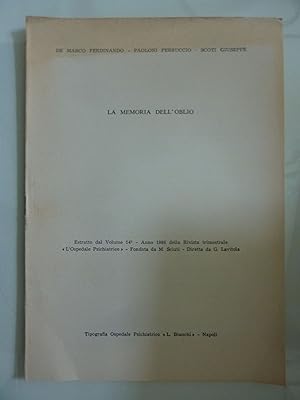 LA MEMORIA DELL'OBLIO