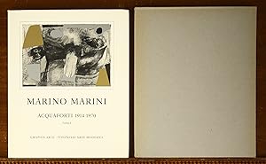 Bild des Verkufers fr Marino Marini: Acquaforte 1914-1970, volume 1 zum Verkauf von grinninglion