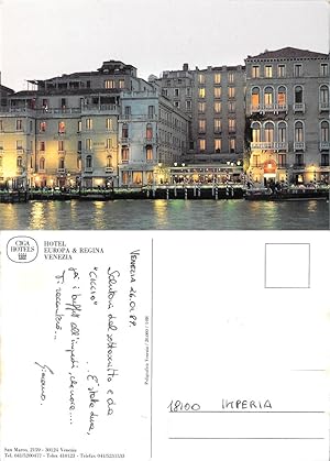 Immagine del venditore per Hotel Europa and Regina. Venezia. Viaggiata 1989 venduto da libreria biblos